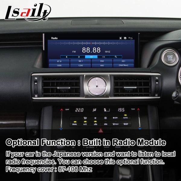 Lsailt Android Carplay Interface for Lexus IS200T IS300H IS350 IS300 F Sport AWD IS XE30 2017-2020