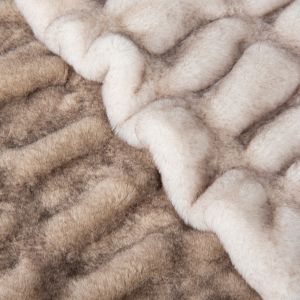 Soft Plush Fabric for Home Textile 100% Polyester Elastic Faux Rabbit Fur 58/60"