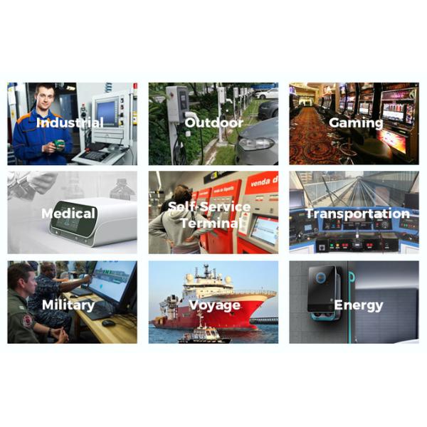 Educational Touch Screen Display Panel 10.1 Inch Impact Resistant Anti Fingerprint