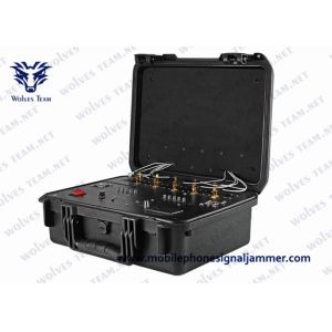 Suitcase Portable VIP Protection Defence RF GPS WIFI5.8G Signal UAV Drone Jammer
