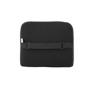 Black Memory Foam Back Support Cushion , Lumbar Sleeping Bolster Pillow