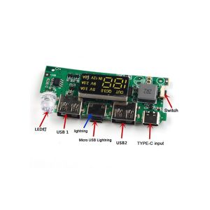 8*18650 Battery Power Bank Case With Micro USB / Type C / Android / IPhone