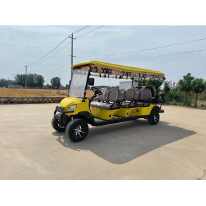 72V Lithium Electric Street Legal Buggy Golf Cart 5000Kw Electric Sightseeing 8