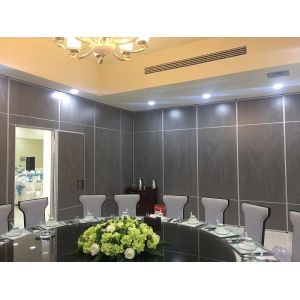 Hotel Folding Partition Wall , Wooden Acoustic Movable Partition