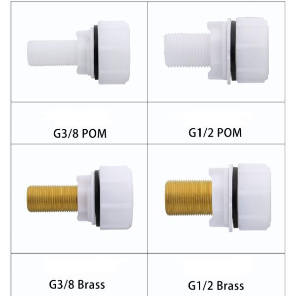 White Plastic Water Tank Adjustable Plastic Toilet Flush Fill Valve For Toilet Cistern