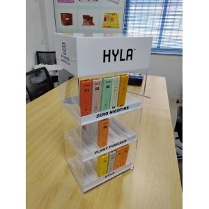 Customized Essential Oil Display Stand Acrylic Countertop Display Rack With