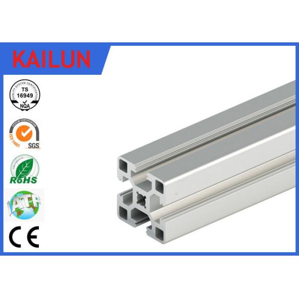 Square Aluminum Industrial Profile , 4040 T Track Aluminum Extrusions Linear