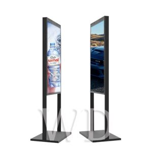 Aluminum Structure 2160P 2500nits Indoor Digital Signage Floor Standing