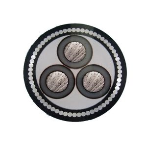 High quality 3 core xlpe aluminum conductor 11kv armoured power cable