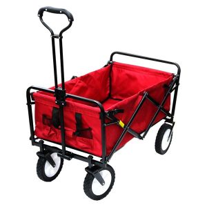 Collapsible Four Wheel Folding Wagon Cart Garden Pull Heavy Duty