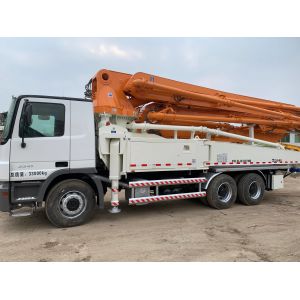 6x4 49m Boom Diesel Engine Used Cement Pump Truck