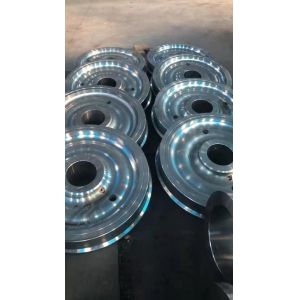 300mm 350mm Railroad Train Wheels , Crane Rail Wheels Cast Steel Material