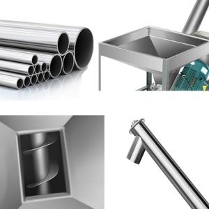 Customized Inclined Screw Auger Feeder with 0-45 Degrees Inclination 3m³/h