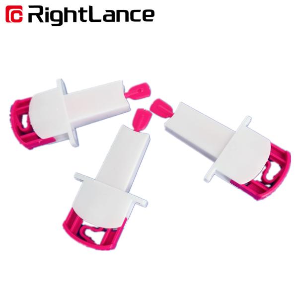 Buy 0.18cm 23G Safety Blood Lancet Trigger Activation Disposable Lancet Needle at wholesale prices