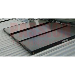 China High Performance Swimming Pool Blue Coating All Copper Flat Plate Solar Collector on sale