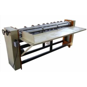 Manual Feeding Six Bar Slitter Scorer Corrugated Automatic Creasing