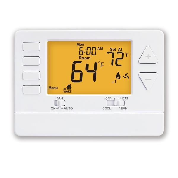 Buy New LCD ABS PC 5 1 1 Programmable Room Thermostat For HVAC System at wholesale prices