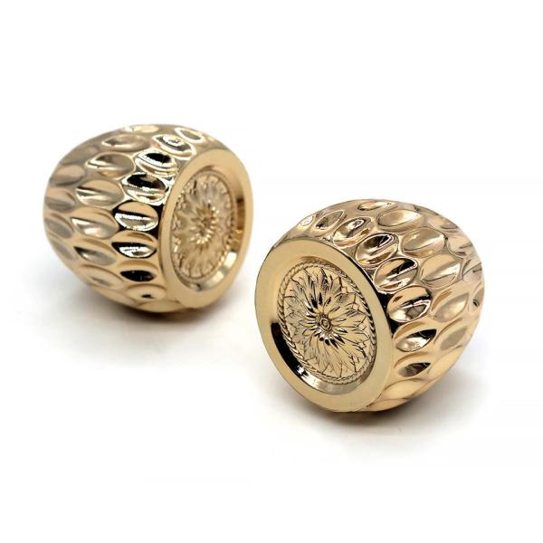Buy Custom Luxury Fashion Zinc Alloy Perfume Cap Surface Custom Pattern at wholesale prices