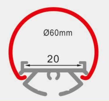 LEDCORP® Aluminum Profile Pendant/Bend Superior Design and Functionality for Office