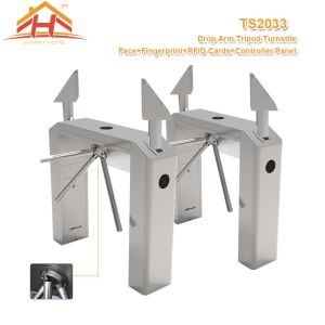 Gym Football Fingerprint Access Control Turnstile For Entrance , Metal Turnstile