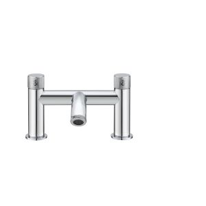 Ceramic Modern Bath Shower Mixer One Hole Chrome Finish Faucets