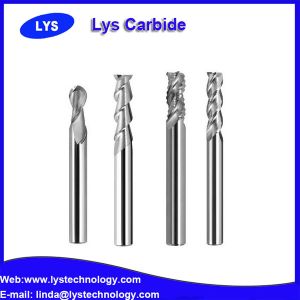 Quality tungsten carbide 3 flutes flattened Aluminum processing milling cutter for sale