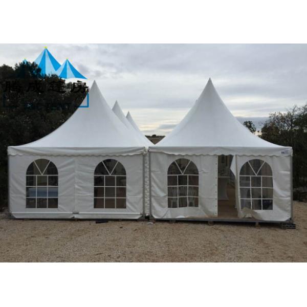 Fire Retardent Pagoda Canopy Tent Waterproof Lightweight For Restaurant Catering