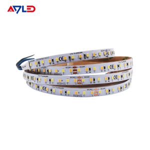 Outdoor Tunable White LED Strip Lights Addressable CCT 2835 Lumileds 120 LED Per