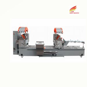 Quality ALUMINIUM CUT OFF SAW UPVC WINDOW AND DOOR MACHINE ALUMINUM EXTRUSION CUTTING MACHINE CNC DOUBLE MITRE SAW for sale