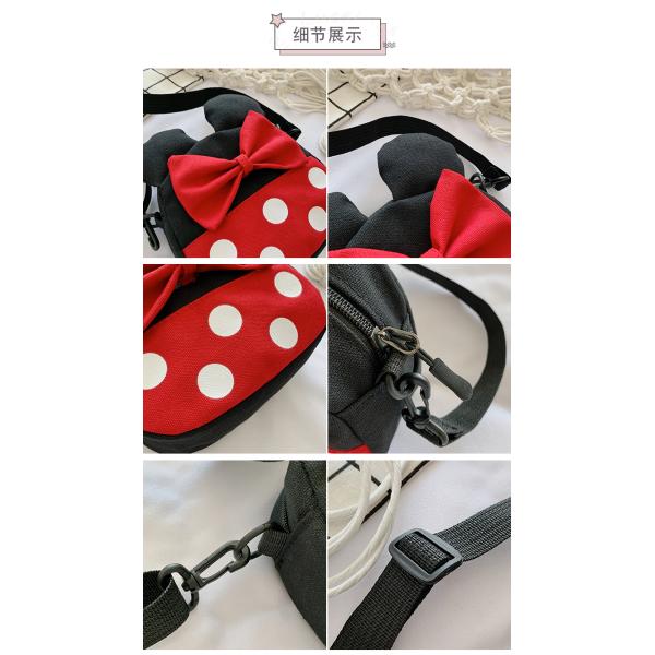 Children kids cartoon canvas bag shoulder crossbody kindergarten fashion carry Donald Duck Mickey bag