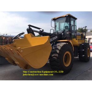 ZL50GN Wheel Loader Operation Weight 17500kgs XCMG Rated Loading 5ton