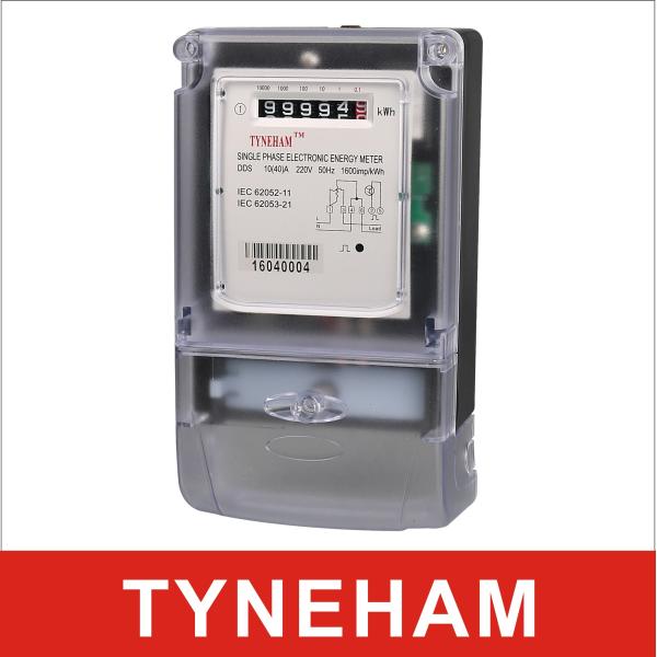 Digital Two Wire Single Phase KWH Meter Digital Power Meter Good Looking