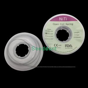 China Orthodontic NITI Open Spring in spool / NITI Open Coil Spring on sale