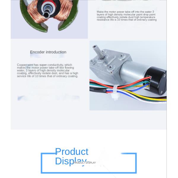 ASLONG JGY-370GB DC Worm Gear Motors 12v High Torque Reducer