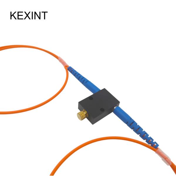 LC Single Mode Fiber Optic Attenuator 1310nm 1550nm Wavelength Adjustable