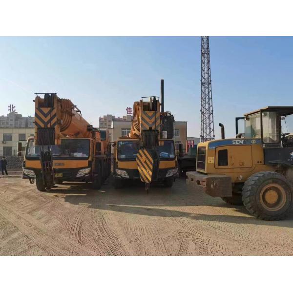 Buy 160T Orange All Terrain Mounted Crane Mobile Crane Hydraulic with Advanced Technology at wholesale prices