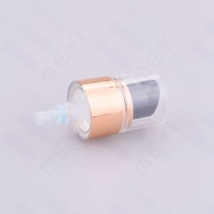 18/410 Outer Spring Treatment Pump / Rose Gold Cream Pump With AS Cap