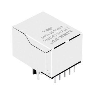 RJP-003TA1 POE 1x1 Port RJ45 Connector With 10/100 Base-T Magnetics LPJ4313DNL