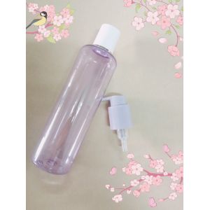 Screen Printing 200Ml Empty Plastic Bottles Transparent  ODM Available