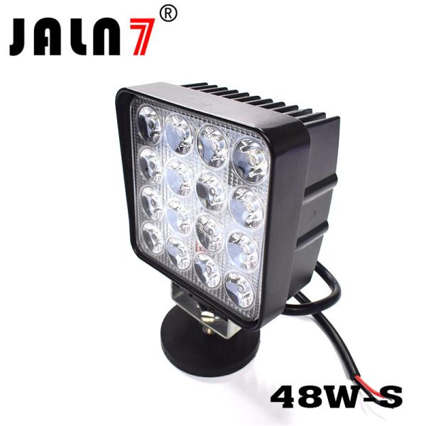 Led Work Light JALN7 48W Car Driving Lights Fog Light Off Road Lamp Car Boat Truck SUV JEEP ATV Led Light