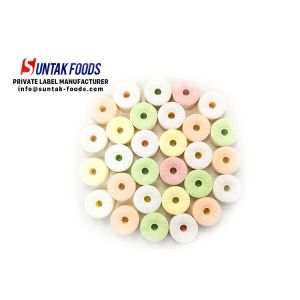 OEM Bulk Candy With Assorted Fruit Flavor / Sugar Free Compress Candy
