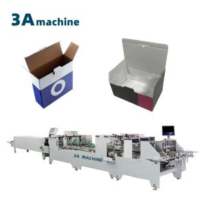 Automatic Collecting Dual- Lock Bottom Glue Machine for Corrugated Box Folder