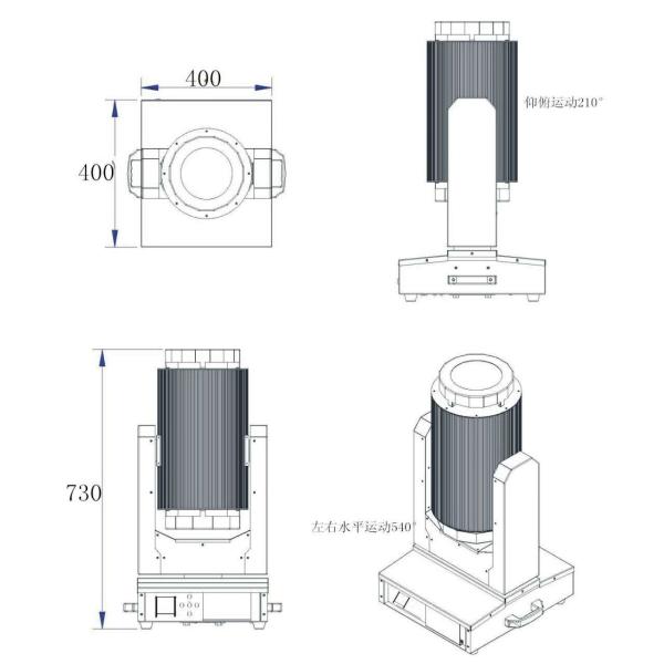 Super Brightness Beam Moving Head Light For Entertainment Events