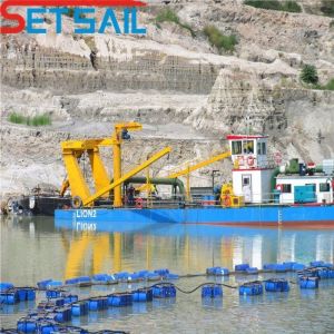 Long Service Cutter Suction Mud Ship with Depth Sounder Meter Cyclone Type 30