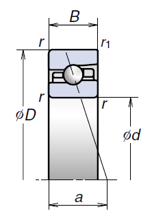 40BNR10HTYNSULP4 40*68*15mm Ultra High-Speed Angular Contact Ball Bearings