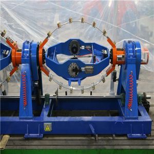 Blue Bow Type Stranding Machine For Aluminum Copper Steel And ACSR Wire