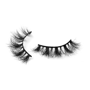 Recyclable Luxury Mink Eyelashes , Handmade 15mm Mink Lashes