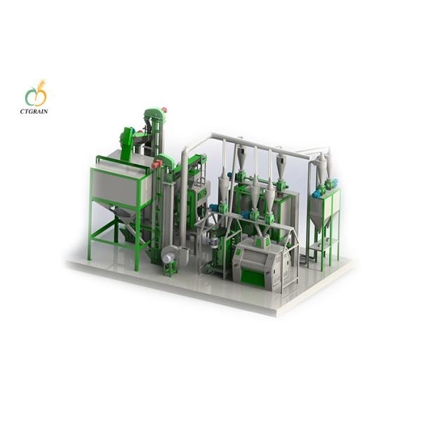 Buy Wheat Flour Grinding Mill 40 TPD Compact Flour Mill at wholesale prices