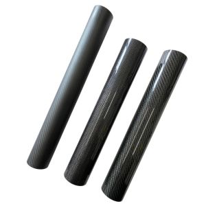 Sturdy And Wear Resistance Wrapped Carbon Fiber Round Tube For Tools Equipments
