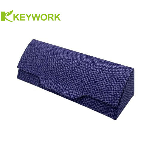 Buy Purple Lycra Portable Eyeglass Case Irregular Embossed Printing at wholesale prices